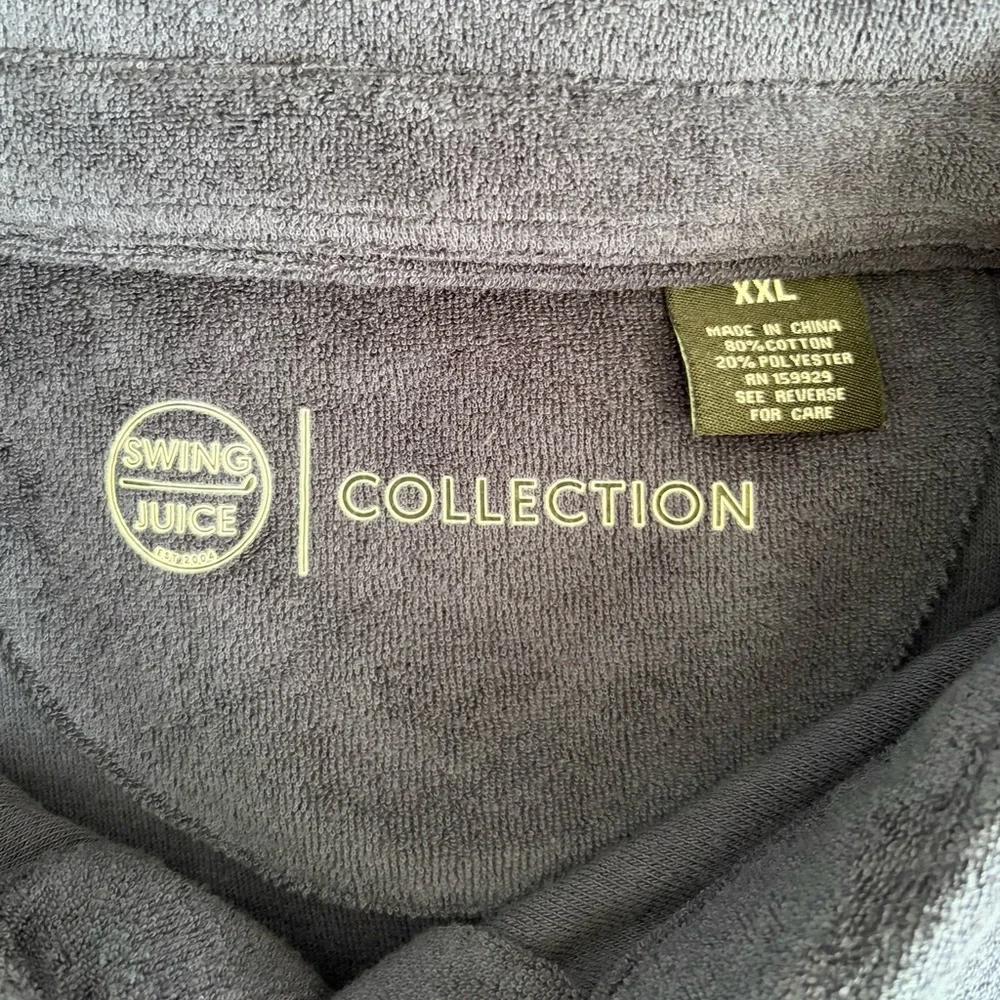 NWT Swing Juice Golf Accoutrements Terry Cloth Polo, Size: XXL - Picture 3 of 6